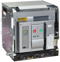 Воздушный автоматический выключатель переменного тока ВА77 выдвижного исполнения 3 полюса типоразмер F 100кА 2000А EA с набором аксессуаров: мотор привод катушка включения катушка отключения MASTER IEK