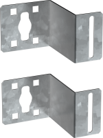 ITK by ZPAS Кронштейн прямой для крепления блоков розеток в зоне Zero-U (2шт/компл) РФ