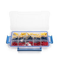 Набор изолированных наконечников и гильз П-290 в пластмассовом кейсе (КВТ)