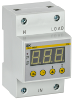 Реле напряжения РН-д однофазное 54мм 32А IEK