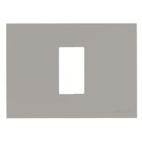 2CLA247100N1301 - Рамка итальянского стандарта на 1 модуль, серия Zenit, цвет серебристый