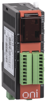 Модуль ЦПУ со встроенными 8 дискретными входами (Sink/Source) и 6 дискретными выходами (реле). Интерфейсы 1хEthernet 10/100 Мб 1хRS232 1хRS485. Напряжение питания 24В DC ONI