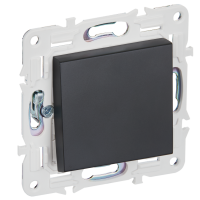 SKANDY Выключатель 1-клавишный перекрестный 10А SK-V03Bl черный IEK