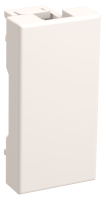 Заглушка ЗК-00-01-П на 1 модуль белая IEK