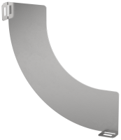 Перегородка разделительная 80мм поворота вертикального внутреннего 90град IEK