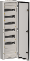 TITAN 5 Корпус металлический ЩРн-84 (1х84) 1085х310х140мм IP54 серый (одна дверь) IEK