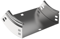 ESCA Поворот плавный 45град тип В10 80х150мм IEK