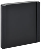 FORTE&PIANO Выключатель 1-клавишный самовозвратный 10А FP110 черный IEK