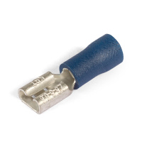 Разъем кабельный плоский изолированный «мама» РПИ-М 2.5–(4.8) серия ПРОФИ с ПВХ манжетой (КВТ)