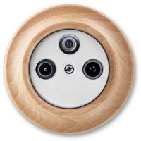 2CHK080403C4050 - Розетка TV-R-SAT ABB Decento