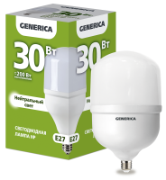 Лампа светодиодная HP 30Вт 230В 4000К E27 GENERICA