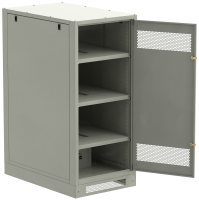 ITK LINEA B Шкаф аккумуляторный (пустой) 1350х600х950мм металлическая дверь серый