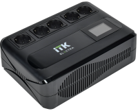 ITK ELECTRA LT5 ИБП однофазный линейно-интерактивный 1000ВА/600Вт 5хSchuko LCD дисплей АКБ 1х9AH USB+USB Charge RJ45/11