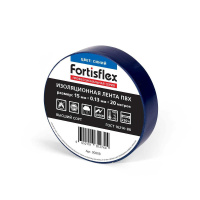 Изолента ПВХ 15x0.13х20 (син) (Fortisflex)