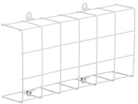 Решетка защитная для аварийных светильников ДПА 300мм белая IEK