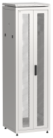 ITK LINEA N Шкаф сетевой 19" 42U 600х600мм двери передняя перфорированная задняя двустворчатая перфорированная серый