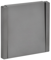 FORTE&PIANO Выключатель 1-клавишный самовозвратный 10А FP510 сталь IEK