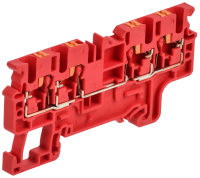 ARMAFIX Клемма пружинная Push In CP-MC 4 вывода 2,5мм2 красная IEK