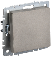 BRITE Выключатель 1-клавишный перекрестный 10А ВС10-1-3-БрШ шампань IEK