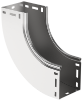 ESCA Поворот плавный 90град тип В10 80х80мм IEK