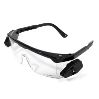 Очки монтажника ОМ-04 серия ПРОФИ защитные со светодиодными фонариками (КВТ)