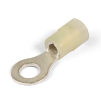 Наконечник кабельный кольцевой изолированный ВНКИ 6.0–6 серия ПРОФИ виброустойчивый с нейлоновой манжетой (КВТ)