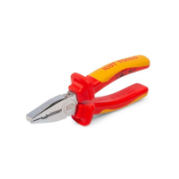 Пассатижи диэлектрические 160 мм серия ПРОФИ для работ под напряжением до 1000 В, стандарт VDE (КВТ)