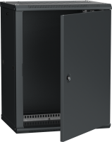 ITK Шкаф LINEA W 12U 600х450мм дверь металл черный RAL9005