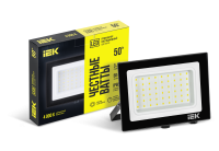 Прожектор СДО 06-50 светодиодный черный IP65 4000 K IEK