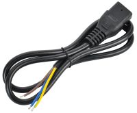 ITK Кабель электропитания PDU сечением 3х1,5 1М с разъёмом C19 и без разъема