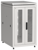 ITK LINEA N Шкаф сетевой 19" 18U 600х800мм двери передняя перфорированная задняя двустворчатая перфорированная серый
