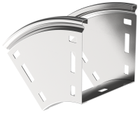 ESCA Поворот плавный 45град тип В20 80х300мм IEK