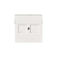 2TKA00001111 - Накладка телекоммуникационной розетки, Impressivo, белый