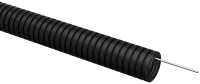ELASTA Труба гофрированная ПВХ d=25мм с зондом черная (50м) IEK