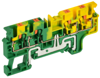 ARMAFIX Клемма пружин. Push-in CP-MC-PEN земля 4 вывода 2,5мм2 IEK
