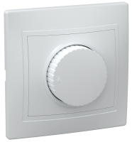 KVARTA Светорегулятор поворотный 400Вт ВСР10-1-0-КБ белый GENERICA