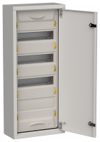 TITAN 5 Корпус металлический ЩРн-48 (1х48) 710х310х140мм IP31 серый (одна дверь) IEK