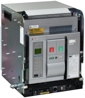 Воздушный автоматический выключатель переменного тока ВА77 выдвижного исполнения 3 полюса типоразмер D 65кА 2000А EA с набором аксессуаров: мотор привод катушка включения катушка отключения MASTER IEK