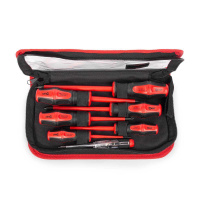 Набор диэлектрических отверток НИО-07 серия ПРОФИ для работ под напряжением до 1000 В (КВТ)