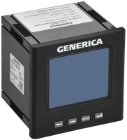 Мультиметр цифровой щитовой трехфазный RS-485 96х96мм LCD GENERICA
