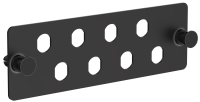 ITK Планка для 8-ми адаптеров оптических FC или ST черная
