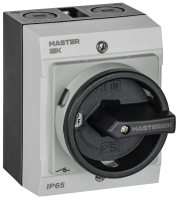 Переключатель кулачковый в боксе закрытая рукоятка 16А схема 10 IEK