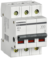 Выключатель нагрузки (мини-рубильник) ВН-32 3Р 63А GENERICA