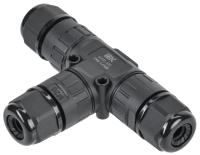 Коннектор кабельный герметичный WTP-106 3 PIN IP68 IEK