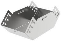 ESCA 3 Поворот вертикальный внутренний 90град 100х150-0,6 IEK