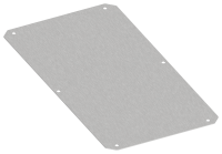 FORMAT Фланец основания сплошной в шкаф 400х600мм IEK