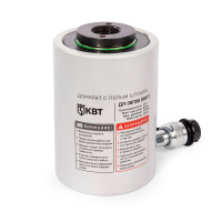 Домкрат с полым штоком ДП-30П50 серия ПРОФИ с пружинным возвратом штока (КВТ)