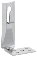 Держатель проводника круглого 6-8мм угловой скрученный h=70мм оцинкованная сталь IEK