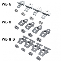 Скобы для монтажа на стене, 4шт., WB 6