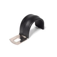 Скобы однолапковые из нержавеющей стали с полимерным покрытием СМО-П (INOX) 21-22 (Fortisflex)